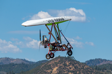 A person flying on a motorized plane

AI-generated content may be incorrect.